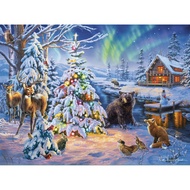 Christmas 500 Color Printing Decompression Puzzle 1000 Piece Wooden&amp;Puzzle Leisure DIY Toy Jigsaw Puzzle