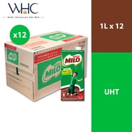 [KARTON] NESTLE MILO UHT Chocolate Malt Drink 1L x 12 Packs | Air Kotak Minuman Malt Coklat Borong |
