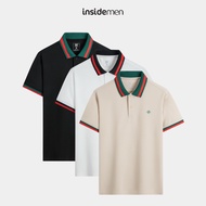 Insidemen Men's Short-Sleeved Polo Shirt Lightweight Regular Fit 6PS001AZ