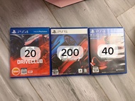 遊放PS5 GT7 PS4 Driveclub, GT Sport99%NEW