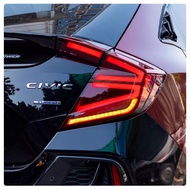 Honda Civic FK7 FK8 hatchback 2016-2020 LED Tail lamp clear double V Design daylight drl lampu