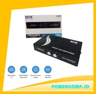 NYK VGA Switch 2 Port Manual - Switcher Monitor VGA 2 Input ke 1 Output - Kompatibel PC Laptop Proye
