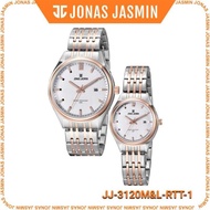 Jam Tangan Couple Analog Jonas Jasmin JJ-3120M/JJ-3120L Original Garansi resmi