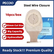 10Pcs Colostomy Bag Pouch Ileostomy Ostomy Bag Big Cut Size 20mm-85mm Drainable Pouch Stoma High Cap