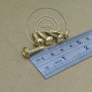 Body WORM BOLT 4 X 16 HONDA SCREW SCREW BOLTS 4X16 GOLD GOLD BAUD MOTORCYCLE BODY MATIC COVER BEAT V