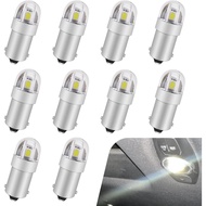 10PCS BA9S Led Car Bulb BA9 1895 1891 53 57 47830 64111 3893 LED Bulb White, 6000K 2SMD 3030-SMD Sup