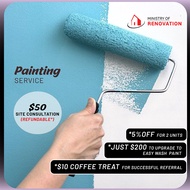 [Ministry of Renovation] HDB BTO Resale Condo Flat Whole House Painting Package & Service (Chat to E
