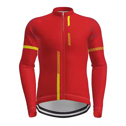 Men Top Mountain Long Sleeve Polyester Design Quick-Dry Jersey Cycling Jersey Custom Sublimation 202