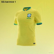 Top quality✤ NS2 2022-2023 World Cup Brazil national Home Football Jersey Short Sleeve Sports Tee Unisex Player Version Plus Size SN2