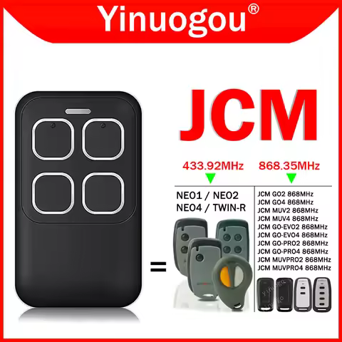 New JCM NEO RC1 RC2 RC4 TWIN-R MINI Remote Control Duplicator JCM GO PORTIS/NORTON Garage Door Comma