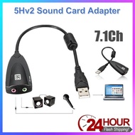 Sound Card Adapter Steel Series Sound 5Hv2 7.1 External USB Sound Card Audio Adapter