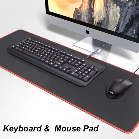 Keyboard Mouse Pad Gaming PC Computer Mousepad Large Gamer Desk Mat Black Pads Play 21*25CM 25*29CM 