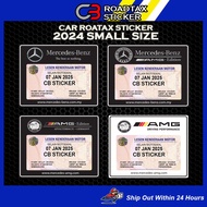 Mercedes Benz AMG Car Roadtax Sticker / RS08