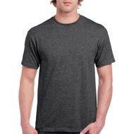 Plain T-shirts - 100% Cotton T-shirt Charcoal Black (UNISEX) | T-shirt Kosong Hitam Arang