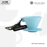 CAFEDE KONA Mini Coffee Tasting Cup 3-in-1 Size 90 ml.