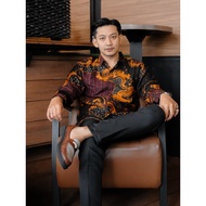 KEMEJA Hardi Batik Dobby - ARSYAD | Men's Long Sleeve Dobby Batik Shirt