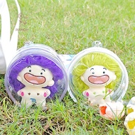 SHOUKEY  Outdoor Bag, Transparent 10cm Doll Doll Display Box, Dia. 12/14cm Dustproof Bag Decoration 
