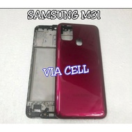 Backdoor Backcover Back Casing Samsung M31 Housing Fullset Plus Frame Lcd Bezel Samsung M31