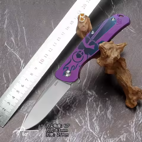 Shirogorov CPM ultra-high wear-resistant corrosion-resistant folding knife exquisite multi-tool port