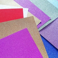 kertas warna glitter art kad holographic card kad glitter A4
