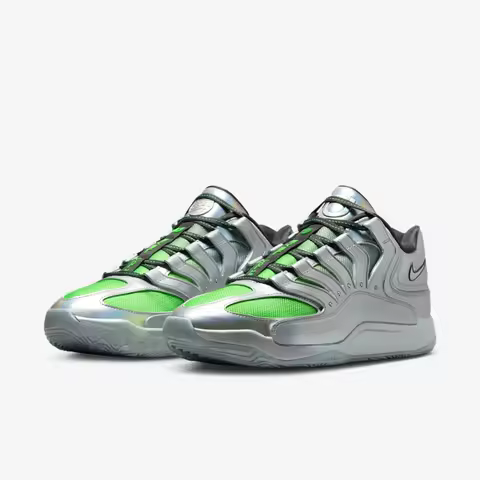 Nike KD 18 EYBL Men's Basketball Shoes - Silver Slip-Resistant, Durable, Cushioned IF2519-001