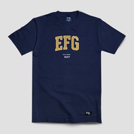 Kaos Distro EFG T-shirt Navy Koordinat 030 FREE STIKER