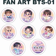 GANTUNGAN Freebies Fan art KPOP custom/Freebies Fan art KPOP BTS/Freebies key chains, pin pins and K