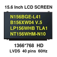 15.6" Slim LCD Screen B156XW04 V.5 LP156WHB TLA1 NT156WHM-N10 N156BGE-L41 LTN156AT20 LTN156AT35 40pi