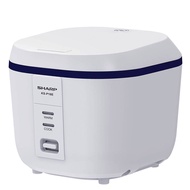 SHARP Cube Series หม้อหุงข้าว (600 วัตต์, 1.8 ลิตร, สีขาว) รุ่น KS-P18E As the Picture One
