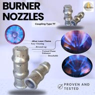 SUPER Blue LASER Flame Nozzle Burner For Used Oil Stove Kalan De Langis 1" 3/4" 1/2" Coupling Type R