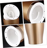 Levemolo Unique Plant Pots with Self Watering System 2 Pack Plastic Planter Heat & Cold Resistant Gr