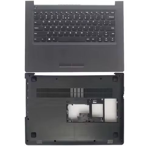 New US Keyboard For Lenovo Ideapad 310-14 310-14ISK With Palmrest Upper Cover Touchpad/Bottom Base C
