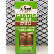 Difeel Castor Plus Castor + Argan Oil Premium Hair Oil 75ml