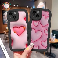 CUSTOM 3D LOVE BLACK WAVE SOFTCASE FOR A01 A02 A02S A1K A3S A5S Y02 Y02T Y12 5 5i 8 8i A1 A1+ A2 X X
