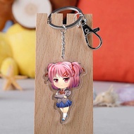Móc Khoá Standee Tranh Kính Mô Hình Lắc Lư Doki Doki Literature Club Sayori Natsuki Anime Trang Trí