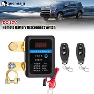 QUENNA DC 12V Remote Battery 260A Automatic Power Shut Off Switch Disconnect Switch Remote Battery C