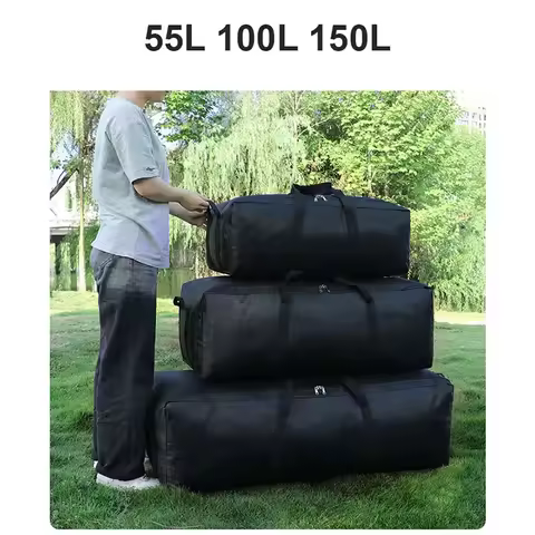 150L 100L 55L Camping Climbing Storage Bag Travel Luggage Bag Outdoor Hiking Backpack Large Capacity