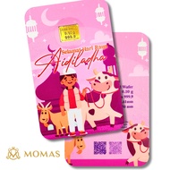 MOMAS 0.10g 999.9 Gold Bar (Emas 999.9) - Selamat Hari Raya Aidilfitri