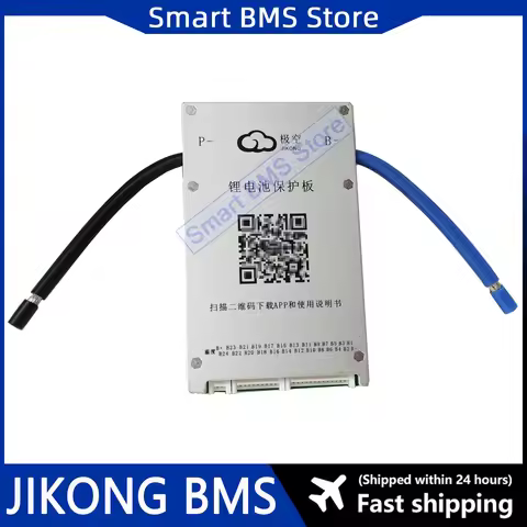 Jikong Smart JK BMS 0.4a 40a 40 AH 40AH Active Balance BD4A17S4P BD4A20S4P BD4A24S4P Li-Ion Lifepo4 