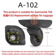 Pzmeng Hongsheng A102 Suitable for Samsonite 75R Luggage Replacement Wheels a Set of 2pcs Silent Tro