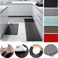 PVC Soft Thick Kitchen Mats Oil Proof Floor Mat Kitchen Carpet Kitchen rug Anti Slip Waterproof Mat 