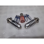 7 IN 1 Package 2pcs white yellow laser headlight bulbs + 4 flashing jelly cents + 30 eye rear light 