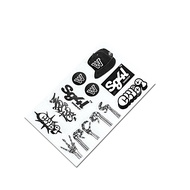 Club 9 x WIP CAPS x SG4L By Moticsticker pack. matte Transparent Waterproof