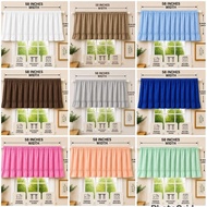 VALANCER plain Curtain 58x16 Inches