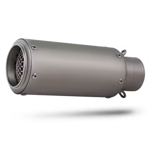 60MM CR-T Project Escape Motorcycle Exhaust Muffler Tailpipe For R3 CB650R R7 GSXR600 F900XR 450SR-S