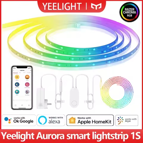 Global version Yeelight LED Smart Strip 1S RGB Colorful 2 Meter Long WiFi Light Strip For Homekit Mi