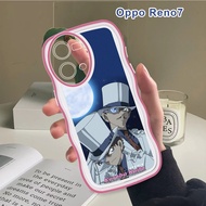 (Wave Case) For OPPO Reno7 Reno7 Z 5G Reno 6 5 4 3 2Z 2F Casing Cartoon Kid the Phantom Thief Cover 