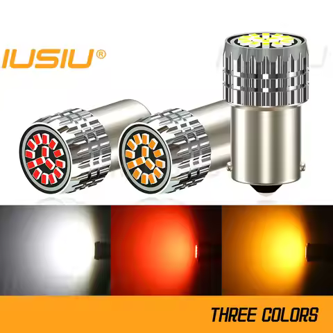 IUSIU 2PCS R5W R10W 1156 Led 1157 Bulb BAY15D BA15S P21W P21/5W Turn Brake Reverse Signal Parking Ta