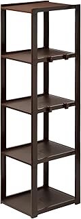 LIKE-IT Shoe Storage Shoe Rack, Slim, 5 Tiers, Approx. Width 9.4 x Depth 11.2 x Height 36.6 inches (