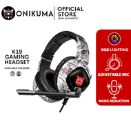 ONIKUMA K19 Gaming Headset หูฟังเกมมิ่งใช้งานได้ทั้ง PC / Mobile / PS4 / XBOX / Nintendo-SW